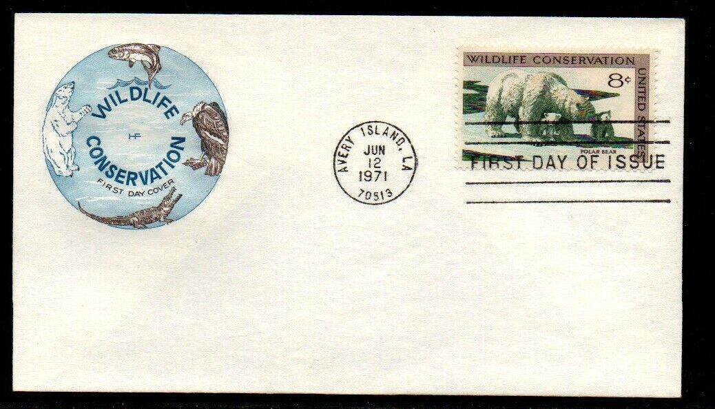 Ally's Stamps Us Fdcs - Wildlife Conservation - Set Of 5 Scott #1427-30 [mk-4]