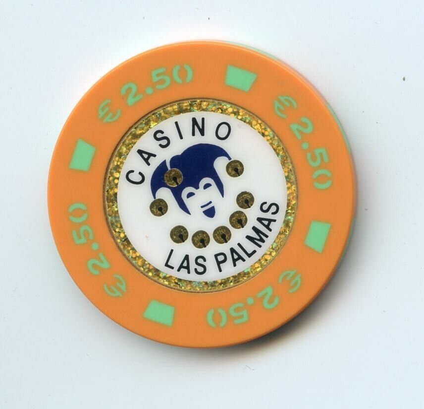 2.50 Chip From The Casino Las Palmas Gran Canarias Spain