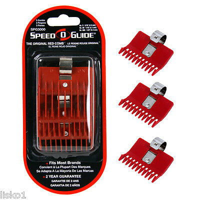 Speed O Guide Clipper Blade Guide 3-pk Size 0 - 3/16" - 00-1/16" 000 -1/32"