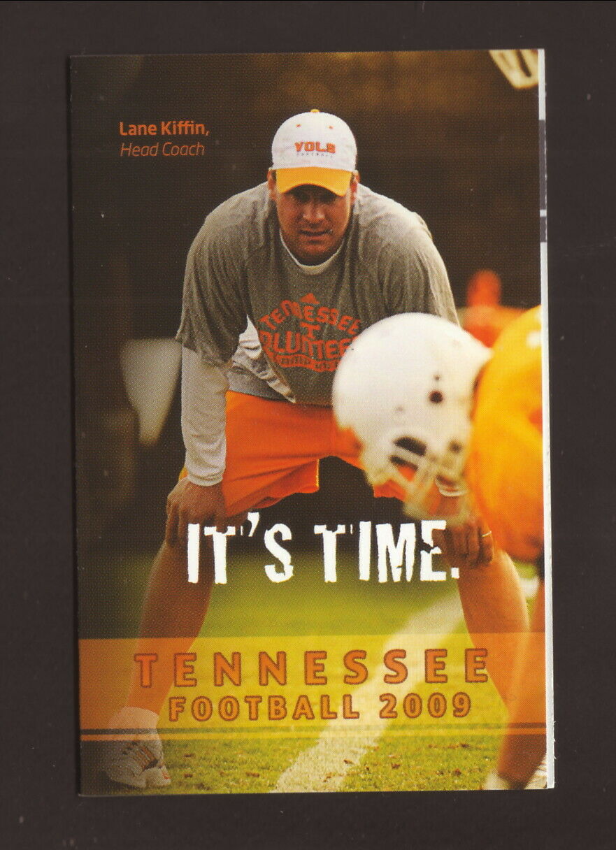 Tennessee Volunteers--lane Kiffin--2009 Football Schedule--first Tennessee