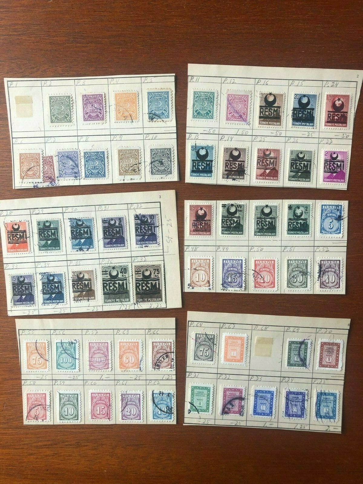 Turkey. Olds Stamps. Used. See 2 Scans!!! (ref 107)