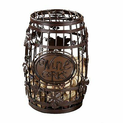 Wine Barrel Cork Cage--elegant Display Cork Holder Perfect For Bar Lover