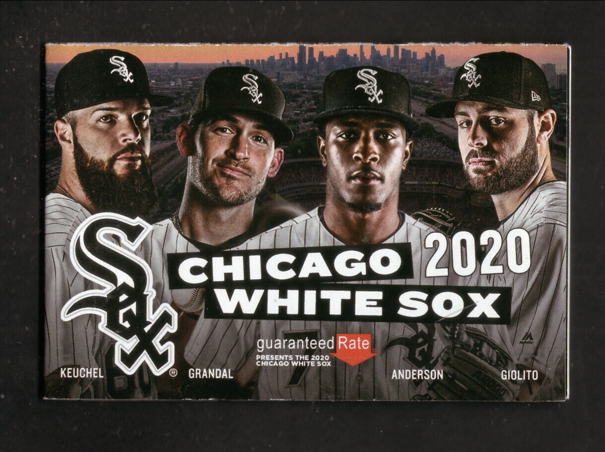 Chicago White Sox--anderson--giolito--keuchel--2020 Pocket Schedule--you Tube