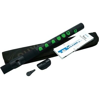 Nuvo Toot Student Flute With Silicone Keys Black/green