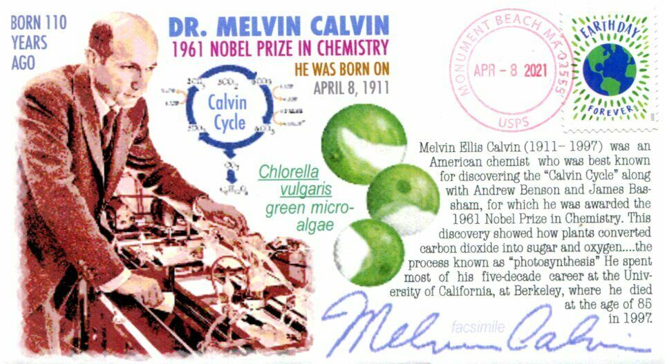 Coverscape Computer Designed 110th Anniversary Of Birth Of Melvin Calvin Cover
